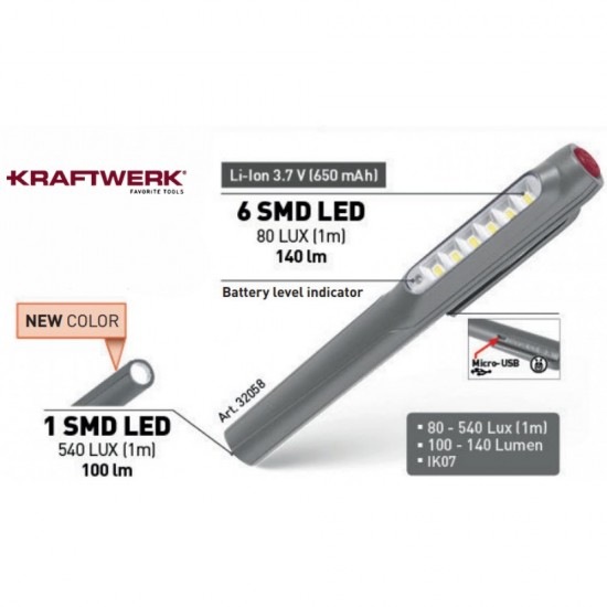 LED Penlight 140 професионална ръчна химикалака за проверка на цвета